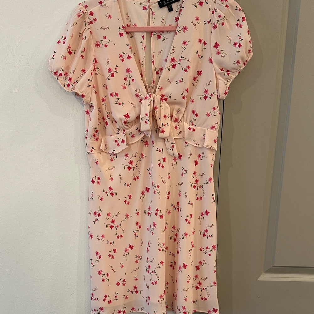 Trixxi Pink Floral Mini Dress